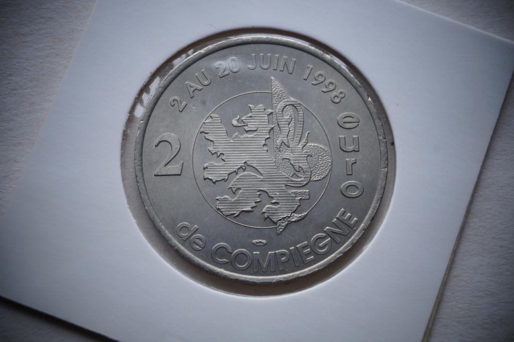 2 евро 1998 Франция Отель-де-Виль