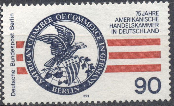 ФРГ (Берлин) 1978 г. марка № 562 негашеная** КЦ 1,7  ЕВРО