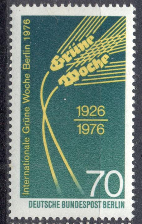 ФРГ (Берлин) 1976 г. марка № 516 негашеная** КЦ 1  ЕВРО