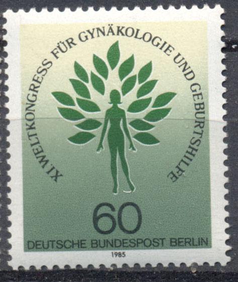 ФРГ (Берлин) 1985 г. марка № 742 негашеная** КЦ  1,5  ЕВРО