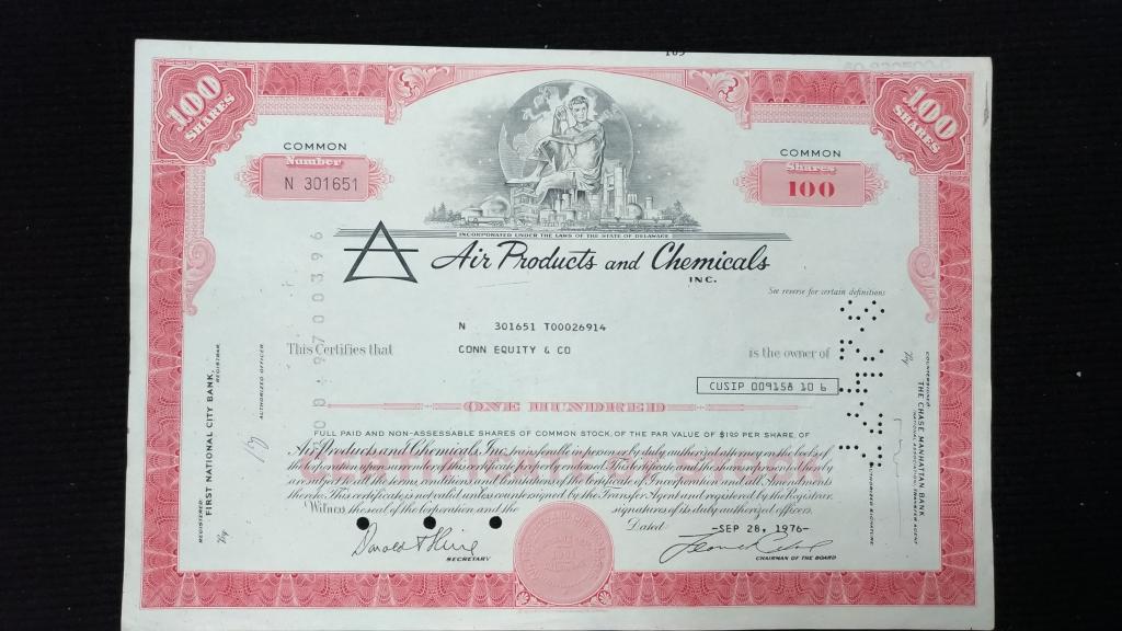 Акция AIR PRODUCTS AND CHEMICALS