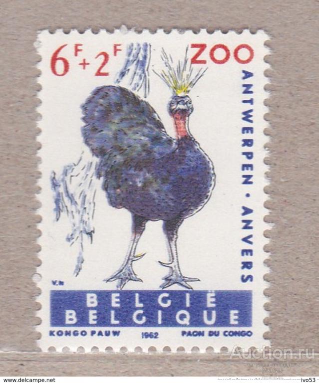Бельгия 1962 Фауна Птицы ( марка из серии )