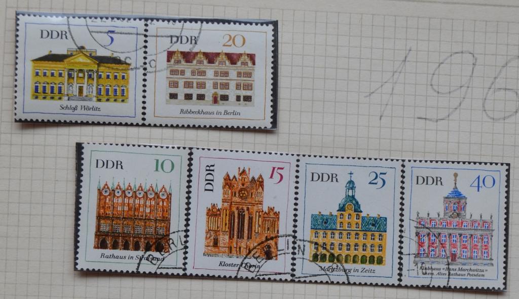 ГДР 1967 г. Памятники Архитектуры Mi 1245/49 гаш