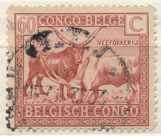 Бельгийское Конго 1925 г. стандарт гашен.