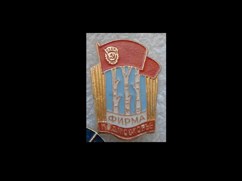 Значок. Торговля. Фирма Подмосковье