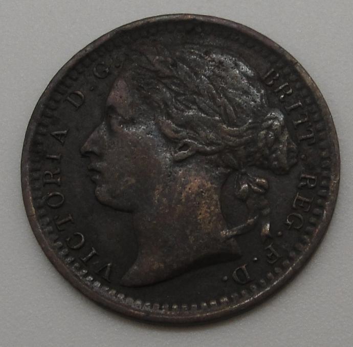 1/3 фартинга 1868 года Виктория