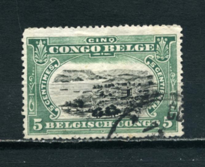 Бельгийское Конго. Гавань Матади. Главный морской порт Конго. 1 марка. 1910