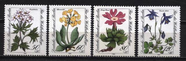 Зап.Берлин Флора 1983 MNH