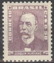 + Бразилия 1954 Michel 852 (CV 0,5 eur) MH Персоналии
