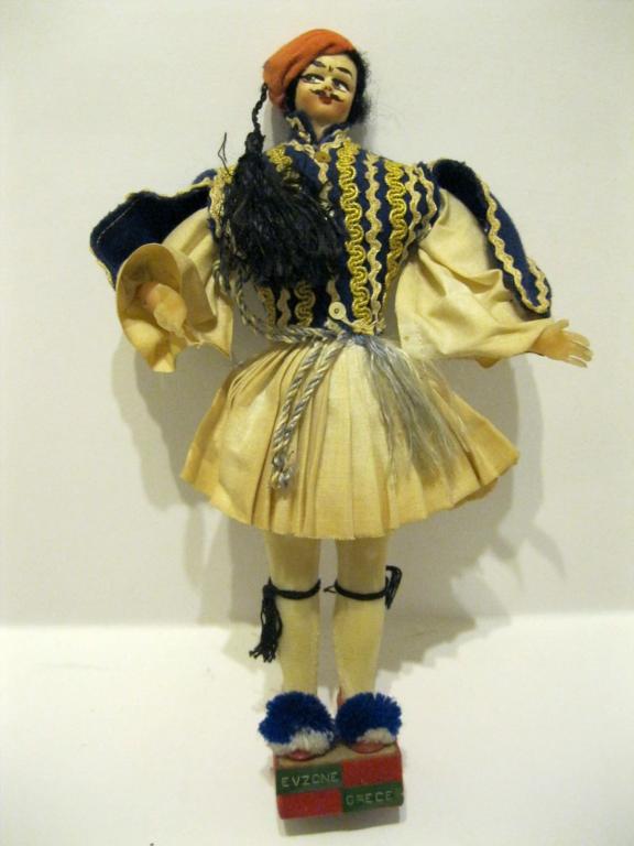ИГРУШКА КУКЛА ЭВЗОНЫ ГРЕЦИЯ EVZONE GRECE