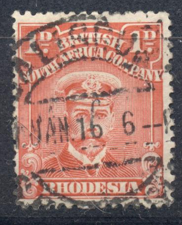 Родезия 1916 г. стандарт Король Георг 5 гашеная