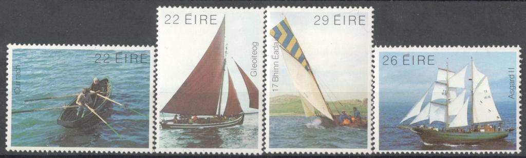 Ирландия, 1982, № 476-479, € 5, MNH, полн., корабли