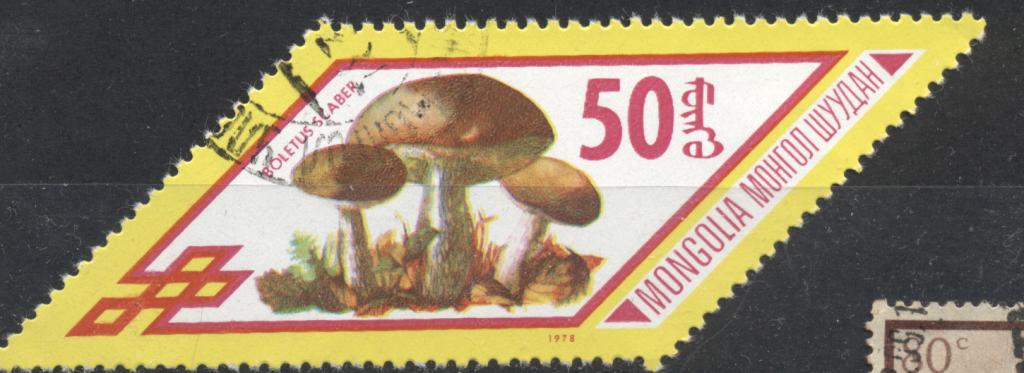 Монголия 1978 г. ГРИБЫ гашеная