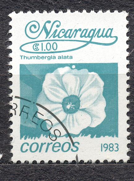 Никарагуа 1983 г.. Стандарт ЦВЕТЫ гашеная