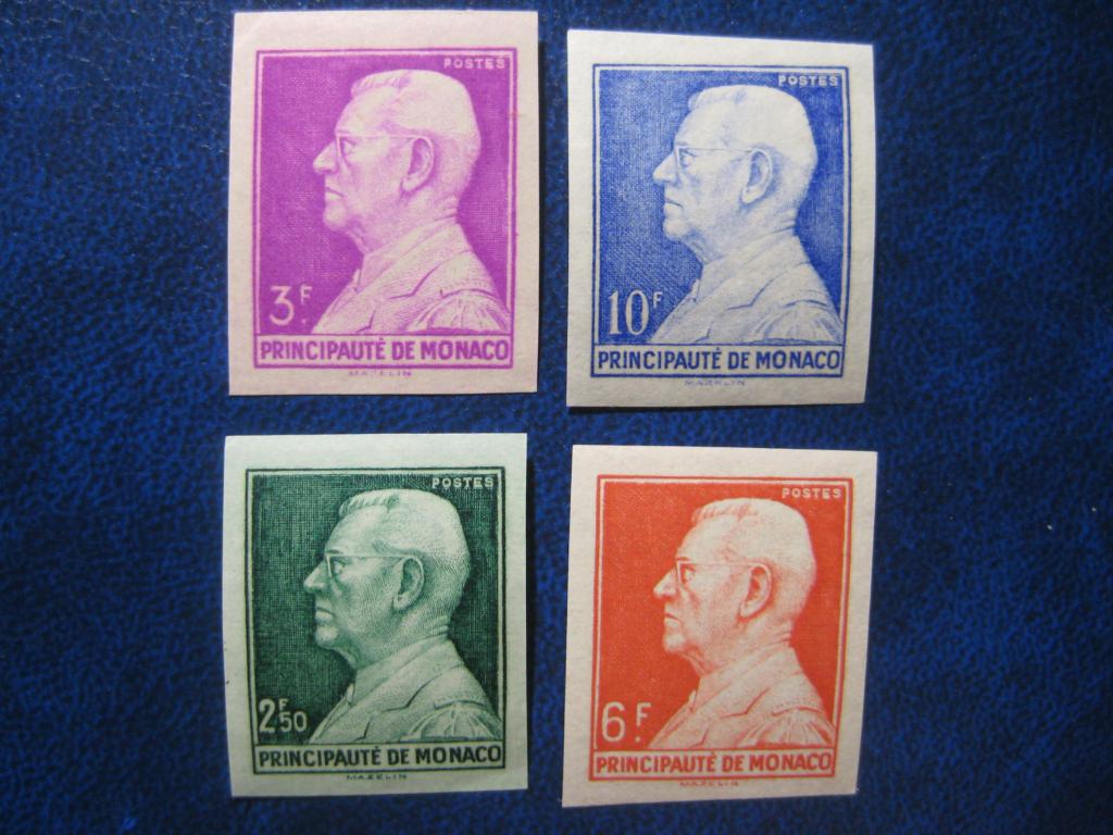 Марки. Монако 1946 г.