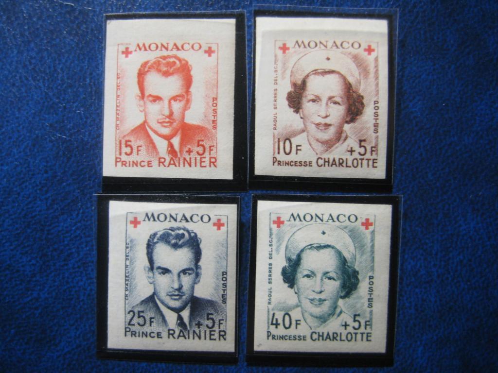 Марки. Монако 1949 г.