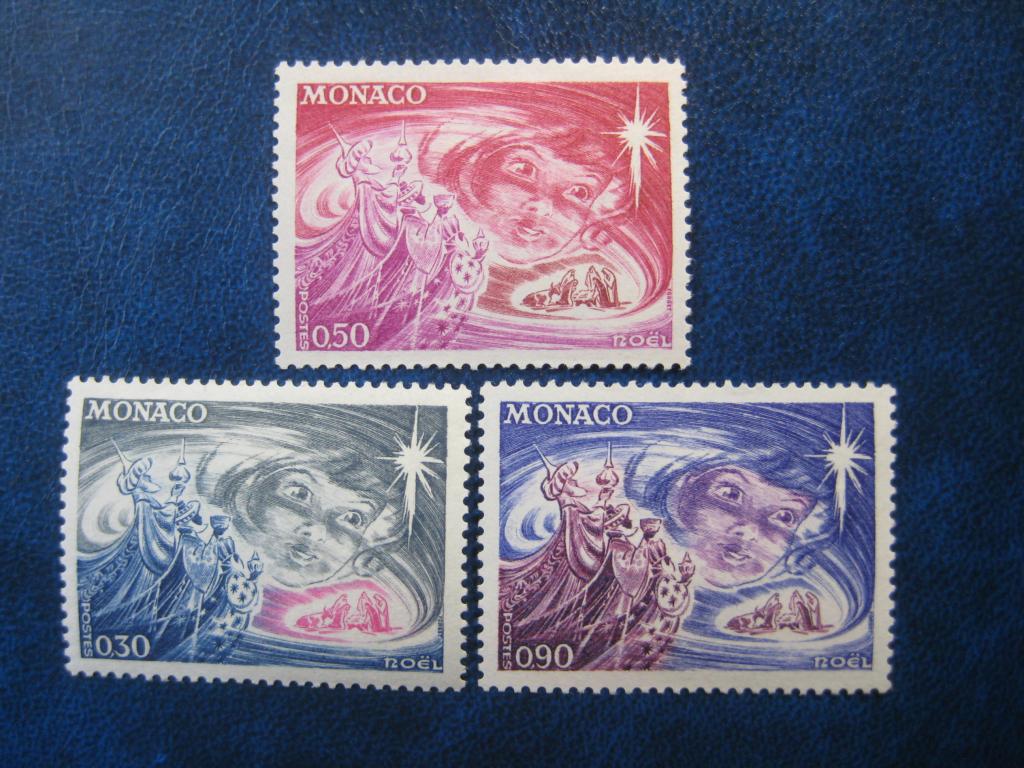Марки. Монако 1972 г