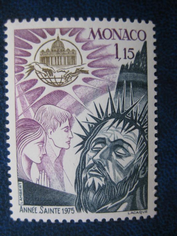 Марки. Монако 1975 г