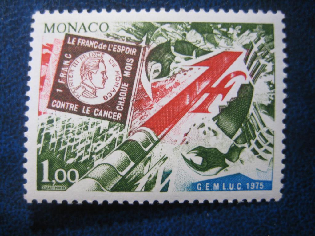 Марки. Монако 1975 г