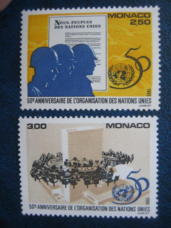 Марки. Монако 1995 г