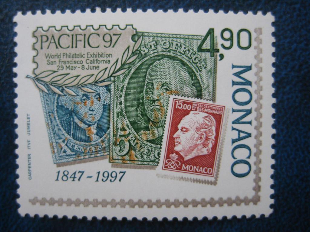 Марки. Монако 1997 г