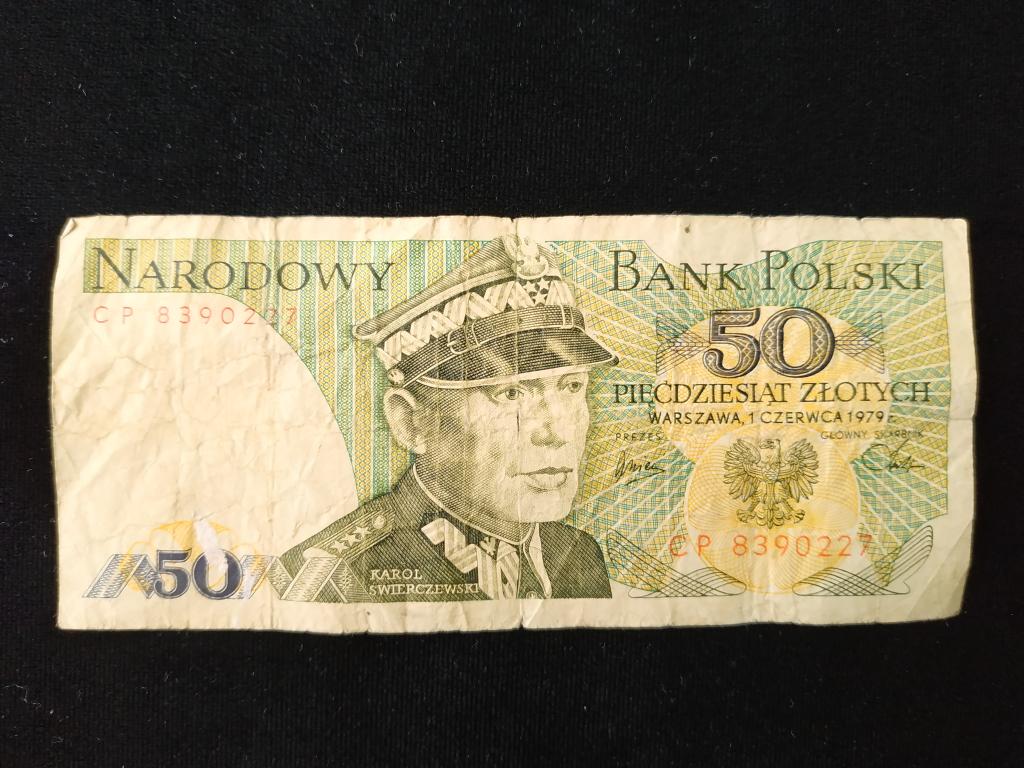 Польша Банкнота 50 злотых 1979 год