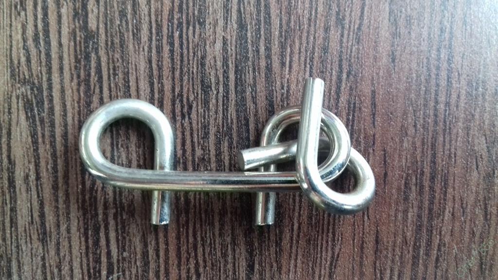 ЛОГИЧЕСКАЯ ИГРА ИГРУШКА ГОЛОВОЛОМКА МЕТАЛЛ №6 