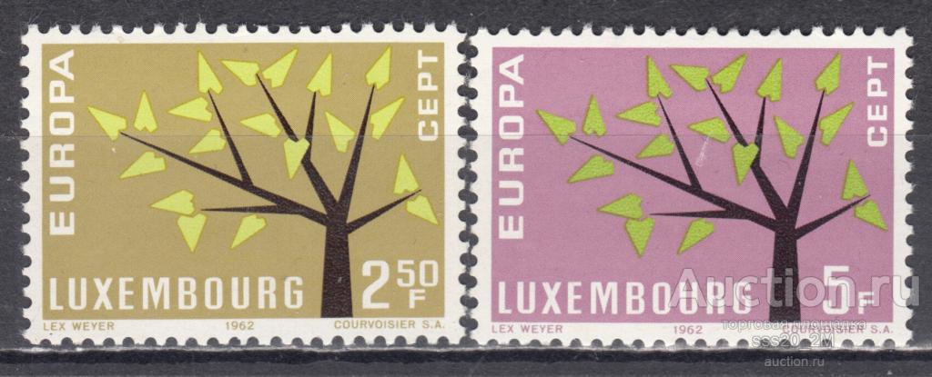 Люксембург 1962 Европа-СЕПТ Mi657,658 MNH