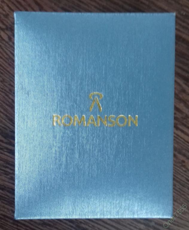 КОРОБКА ФУТЛЯР ИЗ ПОД НАРУЧНЫХ ЧАСОВ ФИРМЫ ROMANSON 