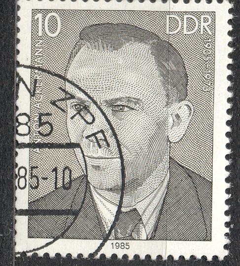 ГДР 1985 г. Антон Аккерман  гашеная