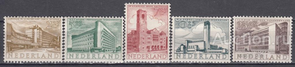 Нидерланды 1955 архитектура Mi655-659 MH