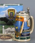 Коллекционная керамическая пивная кружка MICHELOB 1996 "TPC в Сограссах" PGA TOUR CS299
