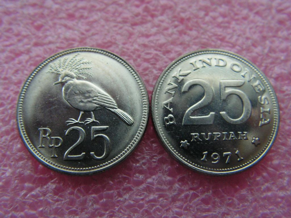 Индонезия 25 рупий 1971 unc
