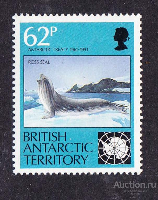 marine life фауна Арктика ВАТ 1991 62p** ТЮЛЕНЬ