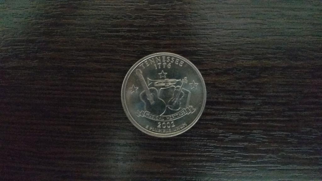 Монеты.США.2002.Тенесси.(Р).UNC