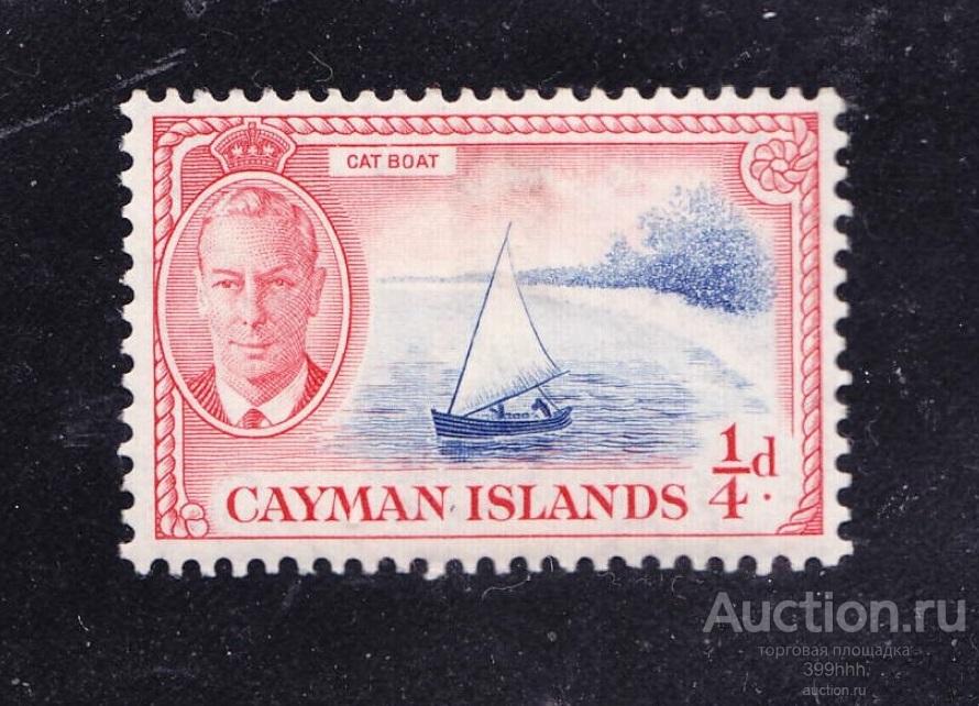 морской транспорт ПАРУСНИК Америка 1950 САYМАN 1/4d*