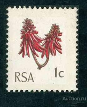 ЦВЕТЫ Африка RSA 1969 1c(*)