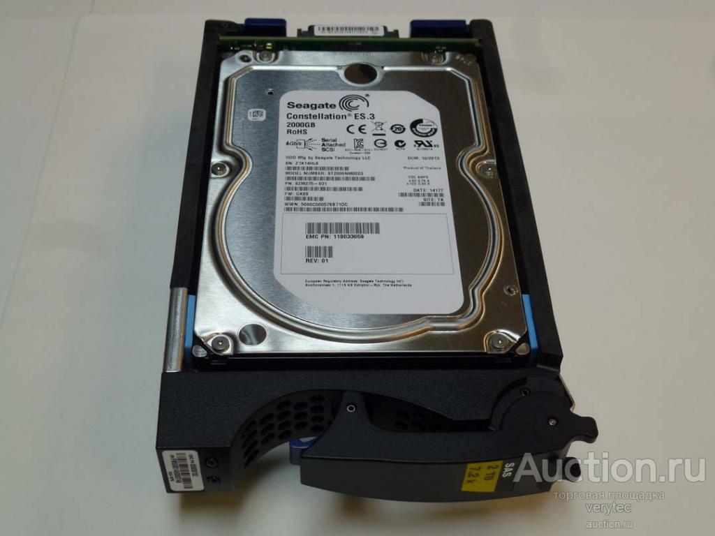 Жесткий диск EMC 005049496 2TB 6Gb SAS 3.5” 7.2K rpm