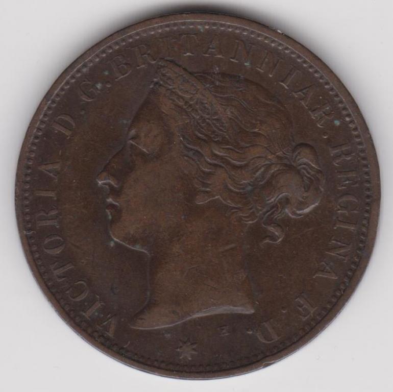 ДЖЕРСИ 1/13 ШИЛЛИНГА 1877 VF