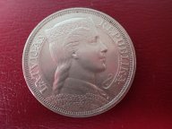 Латвия 5 латов 1929 г .ОРИГИНАЛ !!СЕРЕБРО . / Ч 59