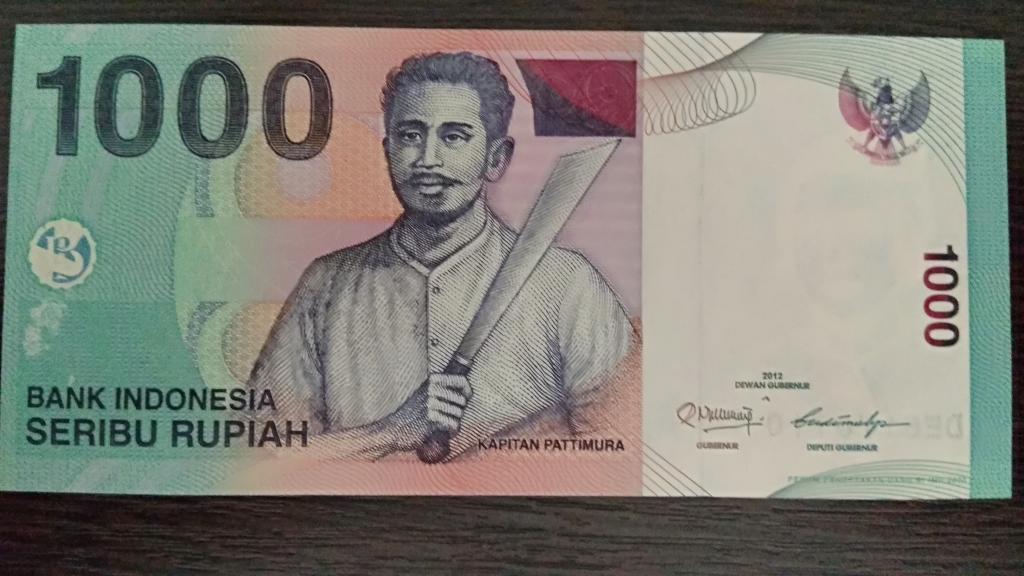 Банкноты.Индонезия.2012.1000 рупий.Пресс