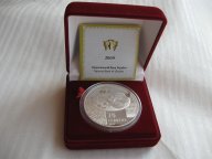 Украина 20 гривен 2009 Украинская писанка (роспись) Ag925 62 гр. В подарочной коробке