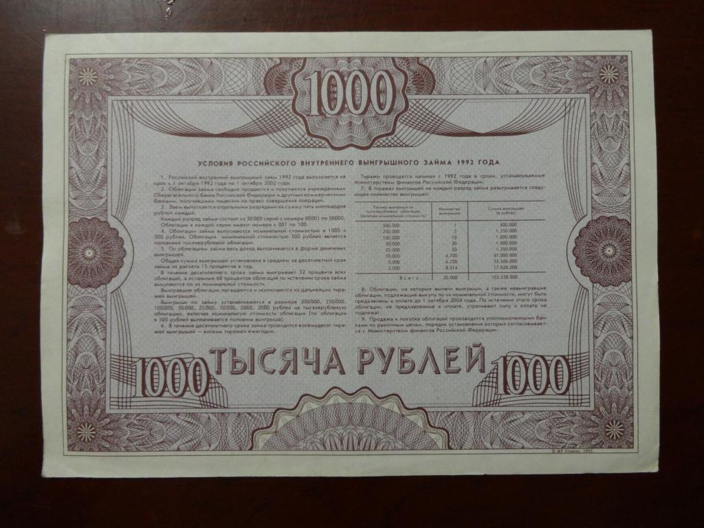 Российский внутренний выигрышный займ 1992 года. Коллекционеры ценных бумаг. Облигация 500 рублей серебром. Ценные бумаги Avito