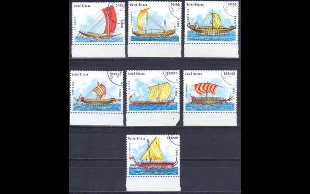 Гвинея-Бисау 1988 Mi 967-73 Древние корабли CTO 008/033