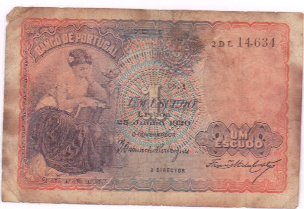 Португалия 1 эскудо 1920 (СПб) p-113