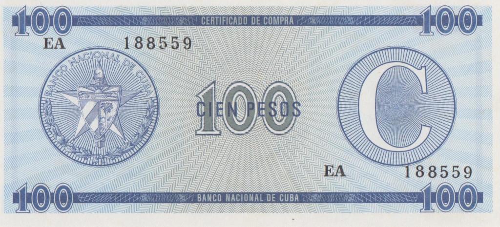 Куба, 100 песо, 1985, UNC