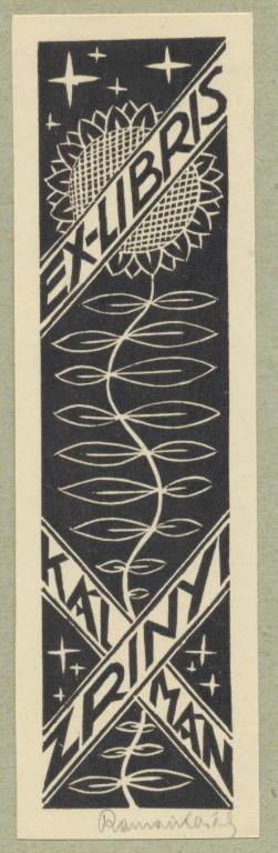 Венгрия. Экслибрис. Ex Libris Kalman Zrinyi