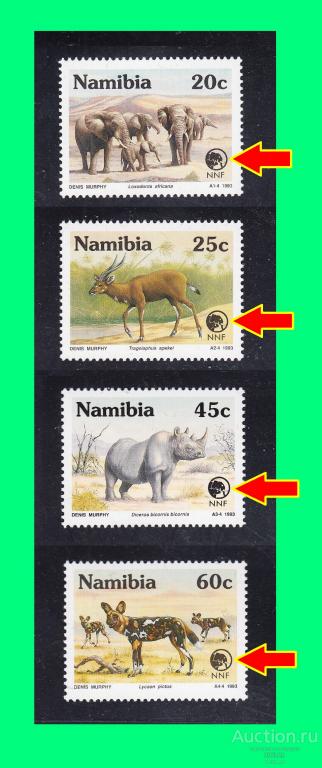 фауна серия Африка 1993** NAMIBIA выпуск NNF
