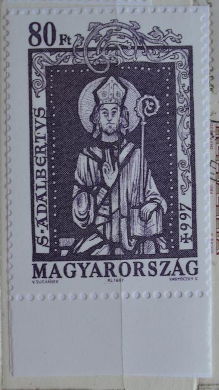 Венгрия 1997 г. 1000 лет св.Войцеху -  MNH.