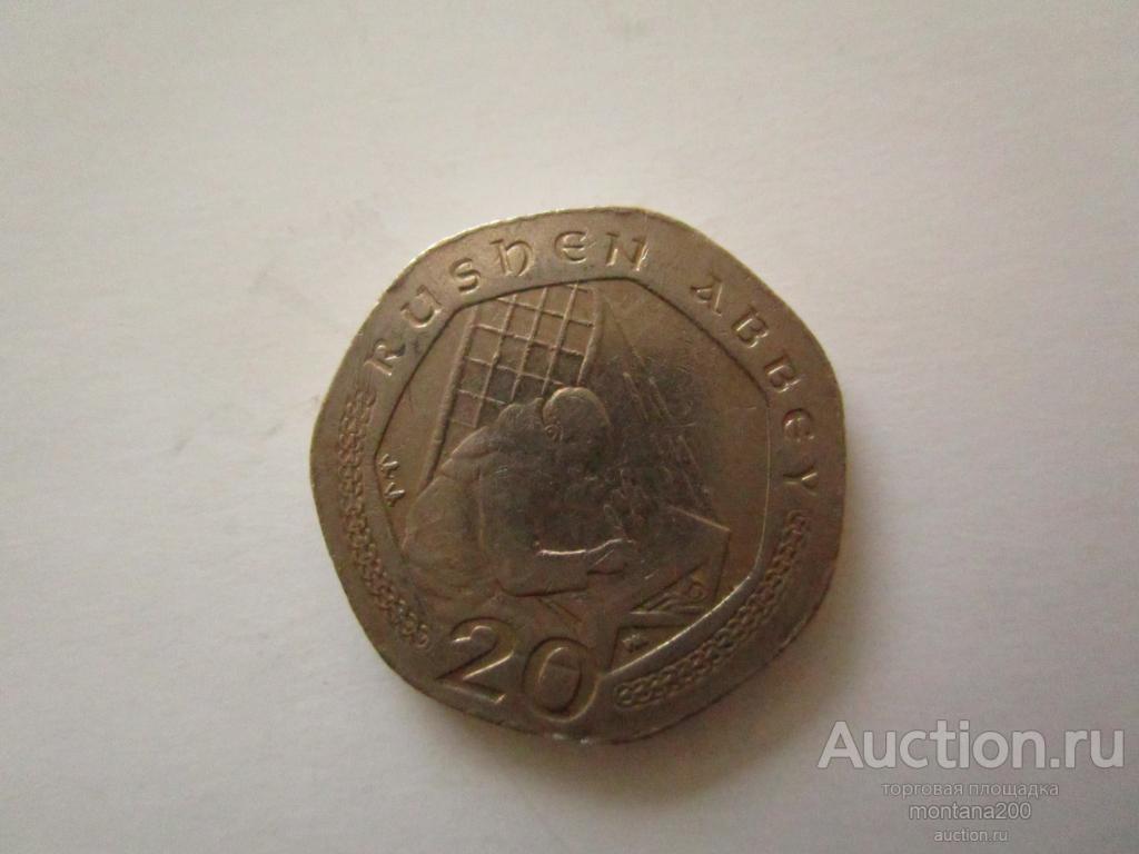 мэн 20 пенсов 2001 !!! 5